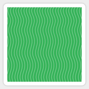 Green Waves Sticker